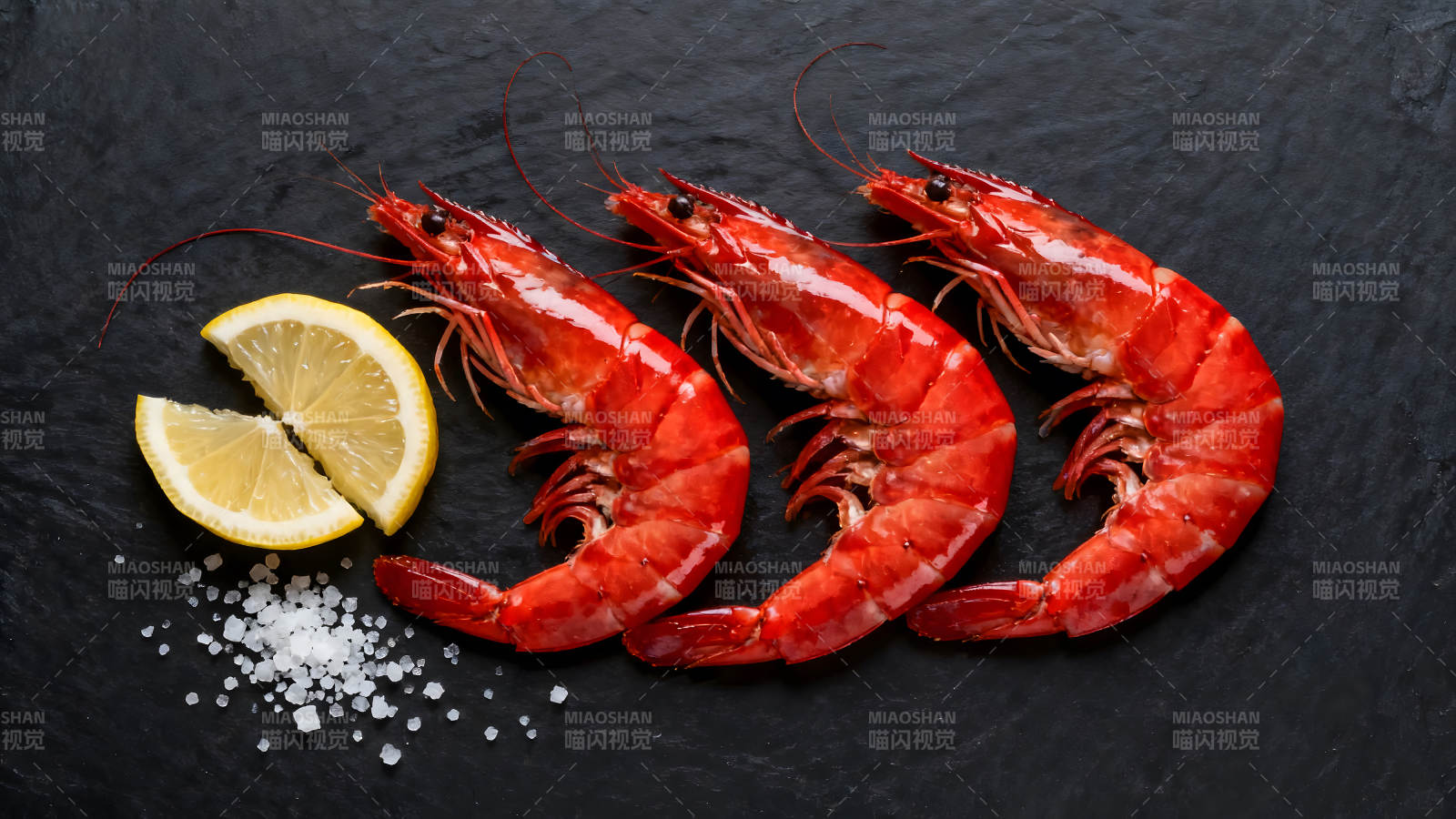 鲜虾柠檬盐美味诱人-图片