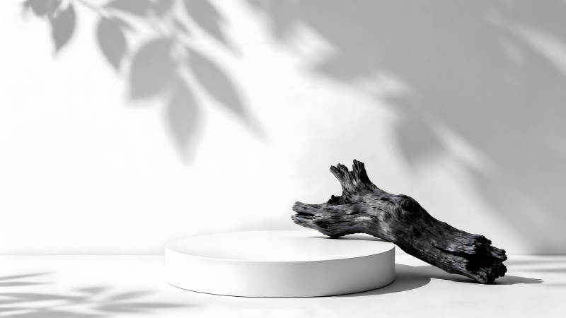 簡約風格的產品展示場景-圖片