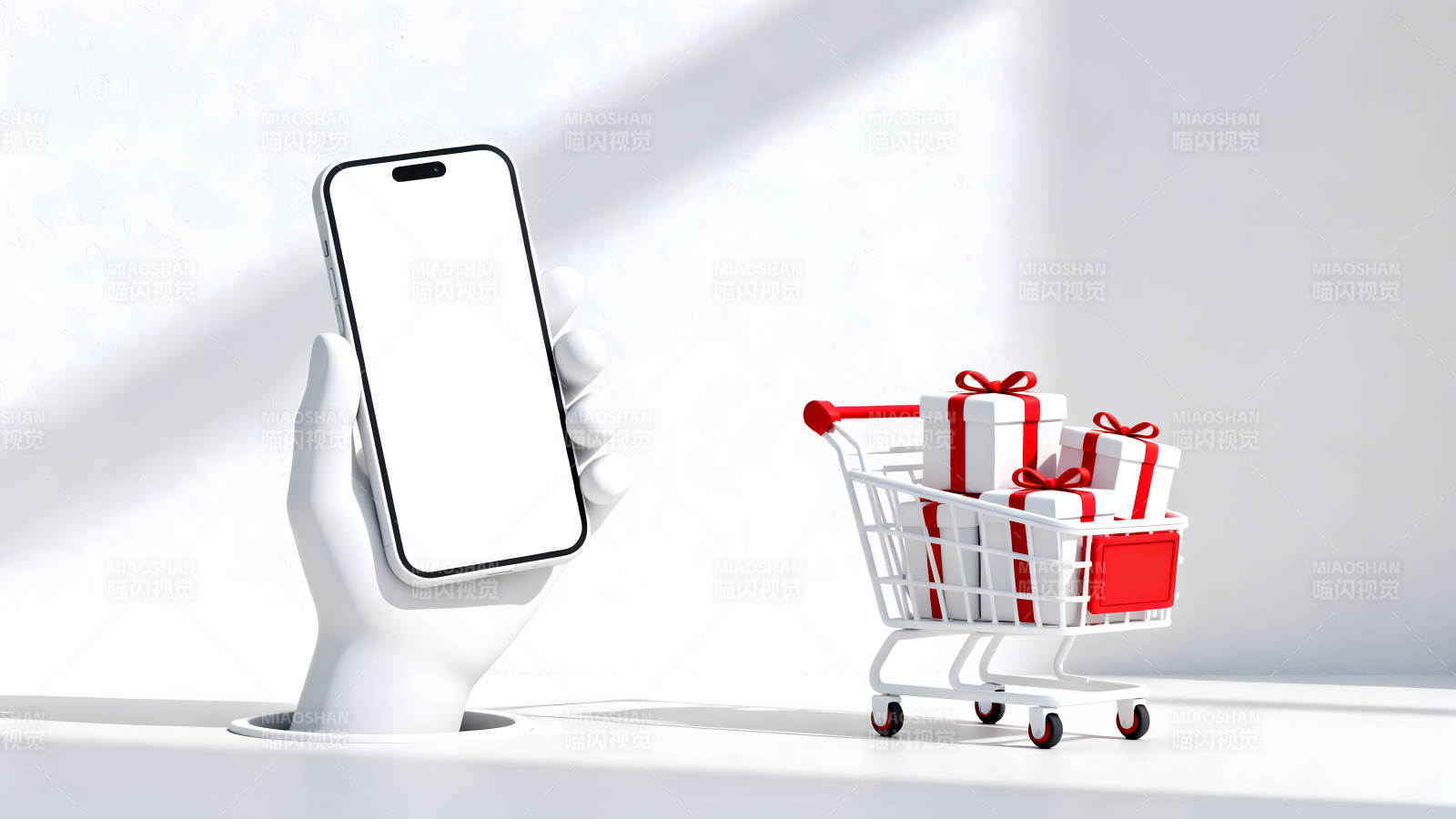 電商購物手機禮物創(chuàng)意圖-圖片