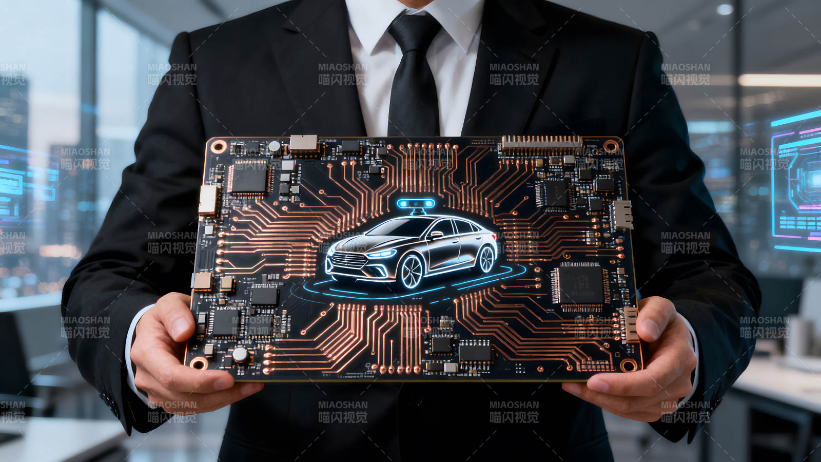 科技与汽车的结合-图片