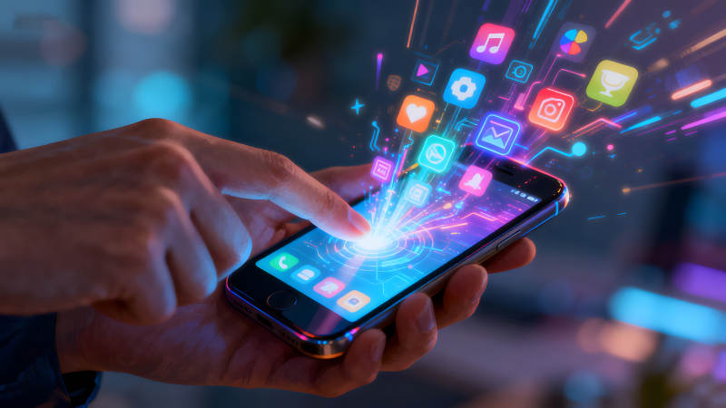 智能手机科技互联-图片