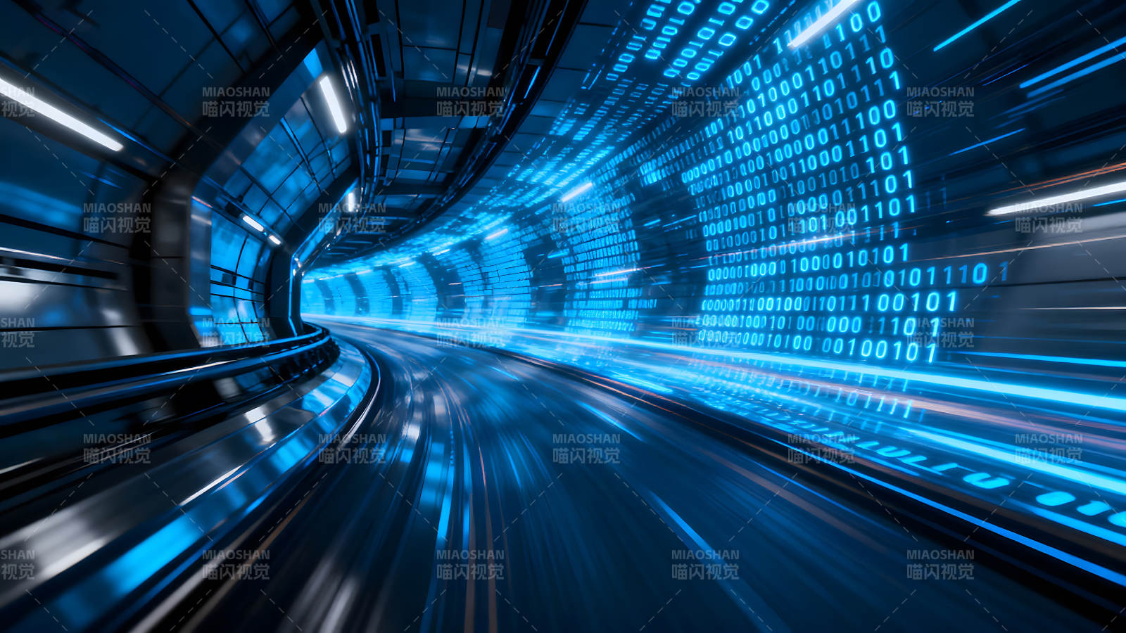 數據傳輸隧道科技感十足-圖片