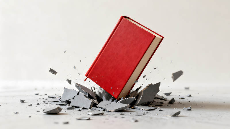 紅書打破地面寓意知識的力量-圖片