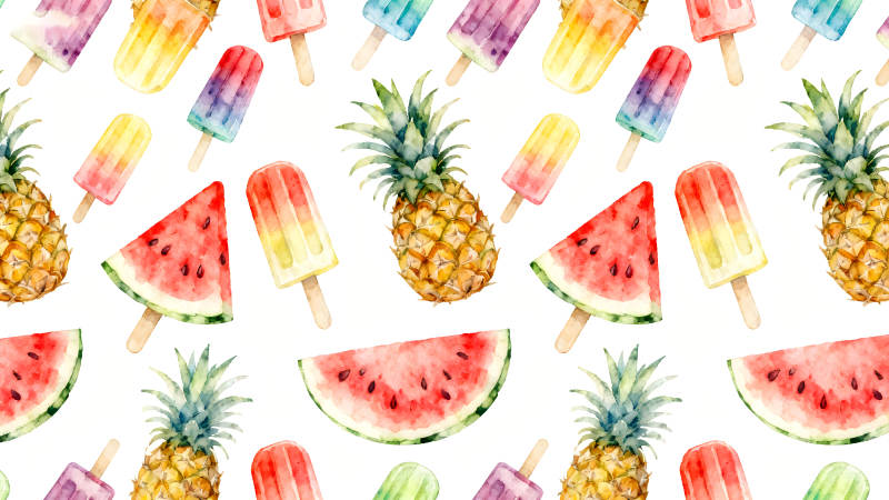 夏日水果冰棒-图片