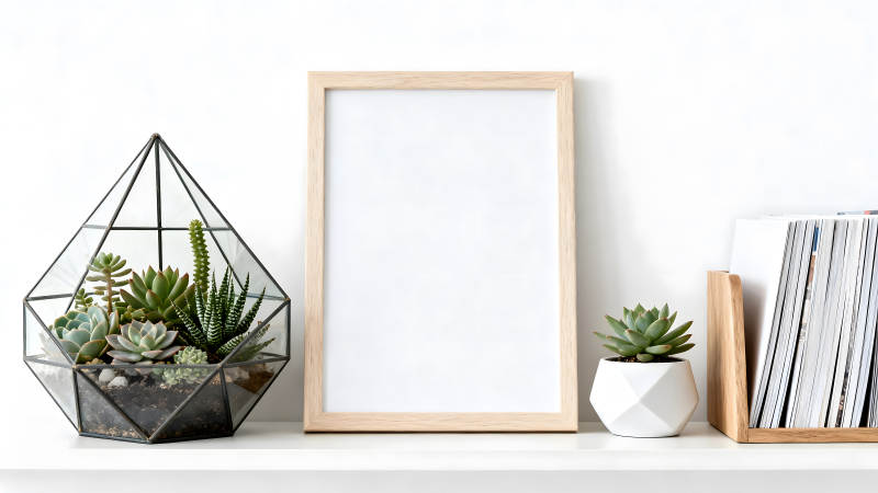 简约家居摆设清新风格装饰图片