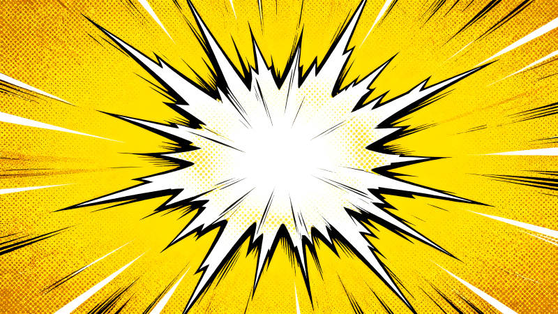 漫画风格爆发背景-图片