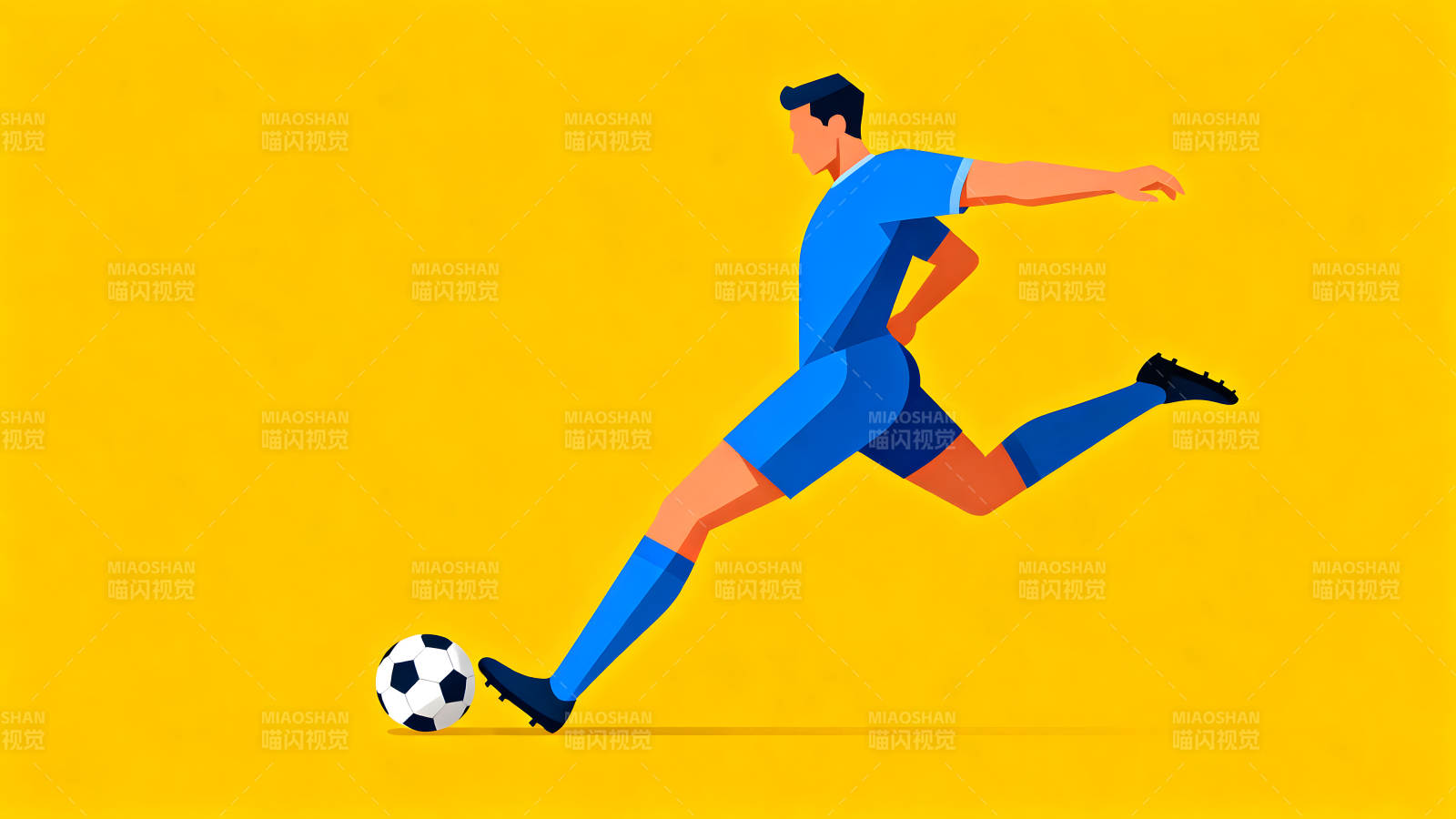 足球运动员踢球动作图片