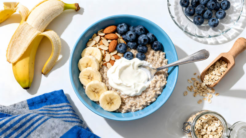 燕麦片早餐营养丰富-图片