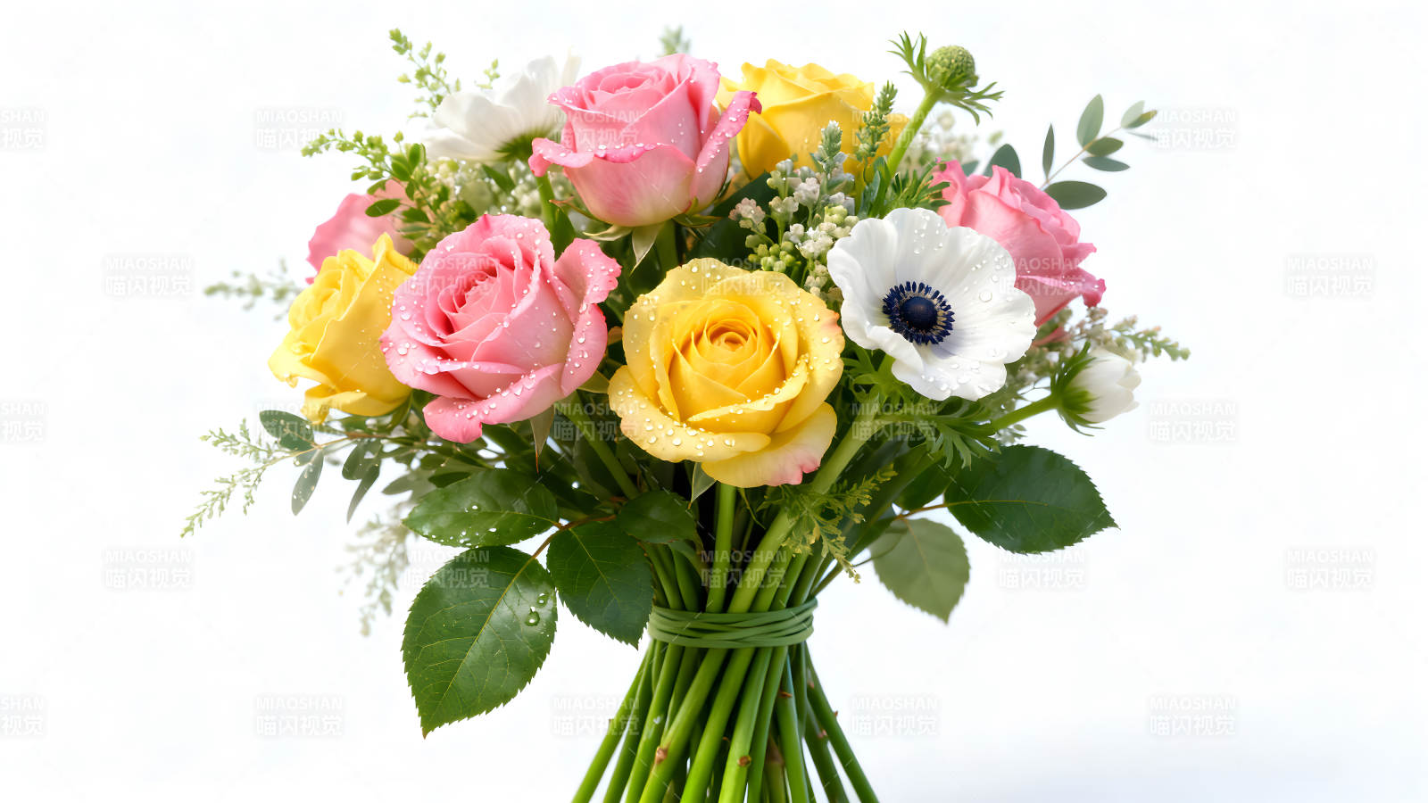 一束嬌艷欲滴的鮮花-圖片