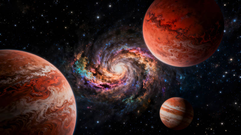 星系行星宇宙景象-图片