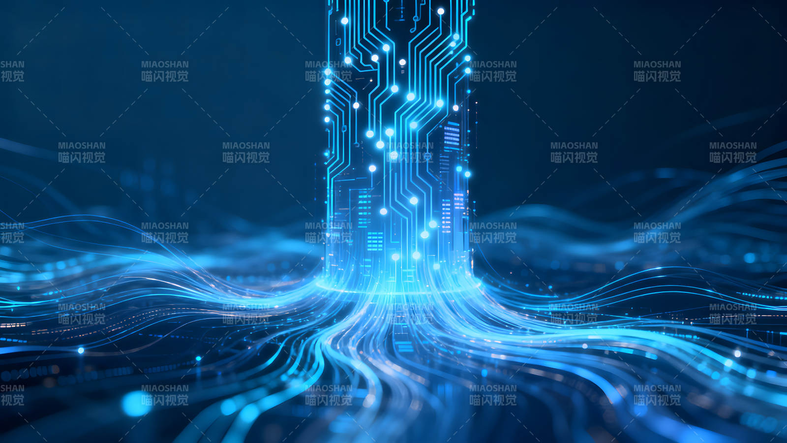 科技数据传输抽象图像图片