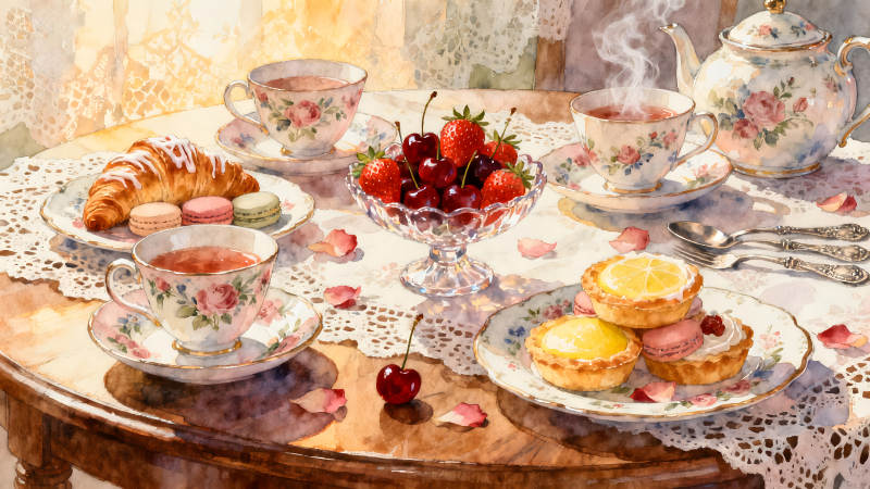 惬意下午茶时光-图片