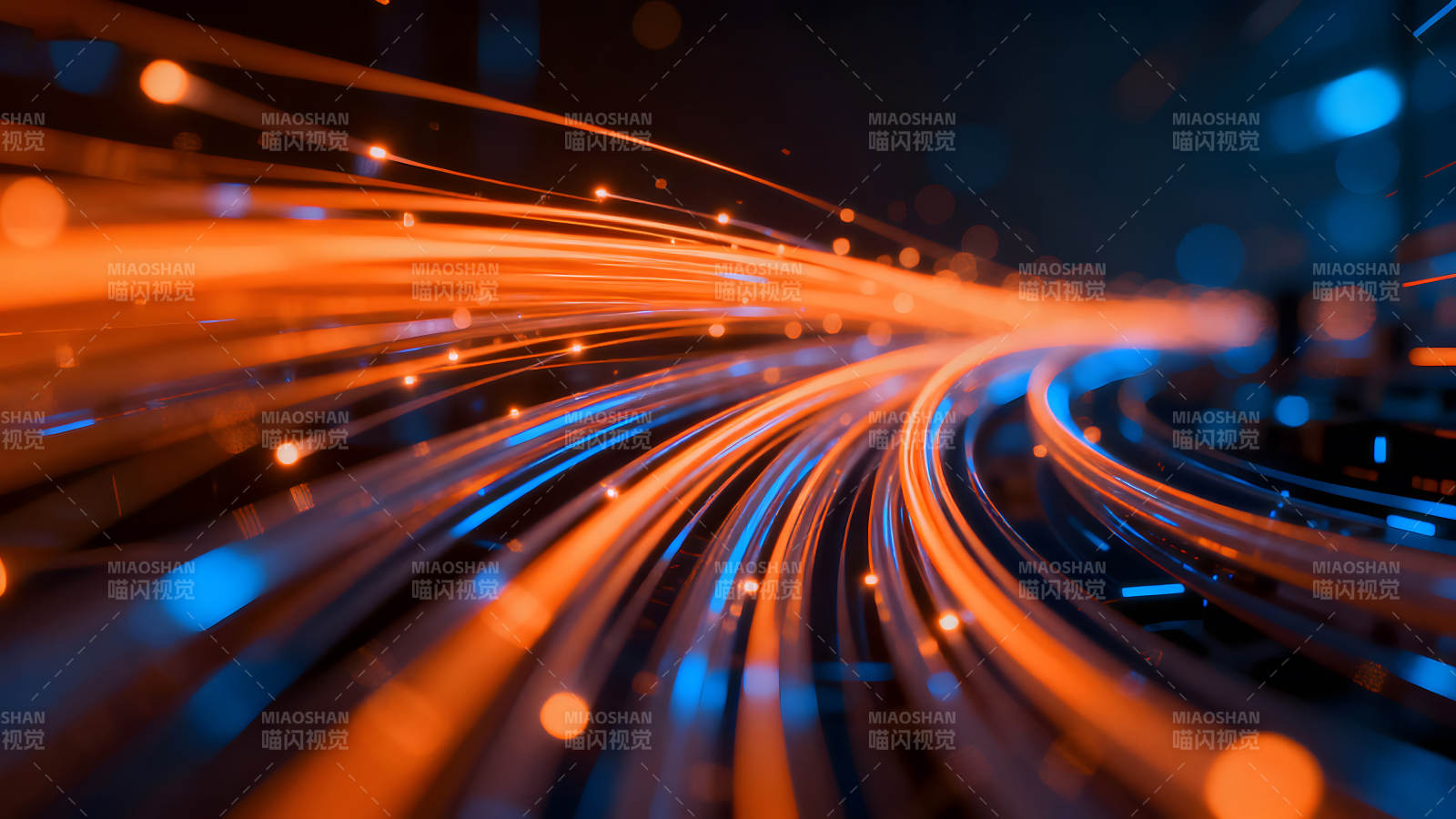 光纖網(wǎng)絡(luò)抽象視覺圖像-圖片