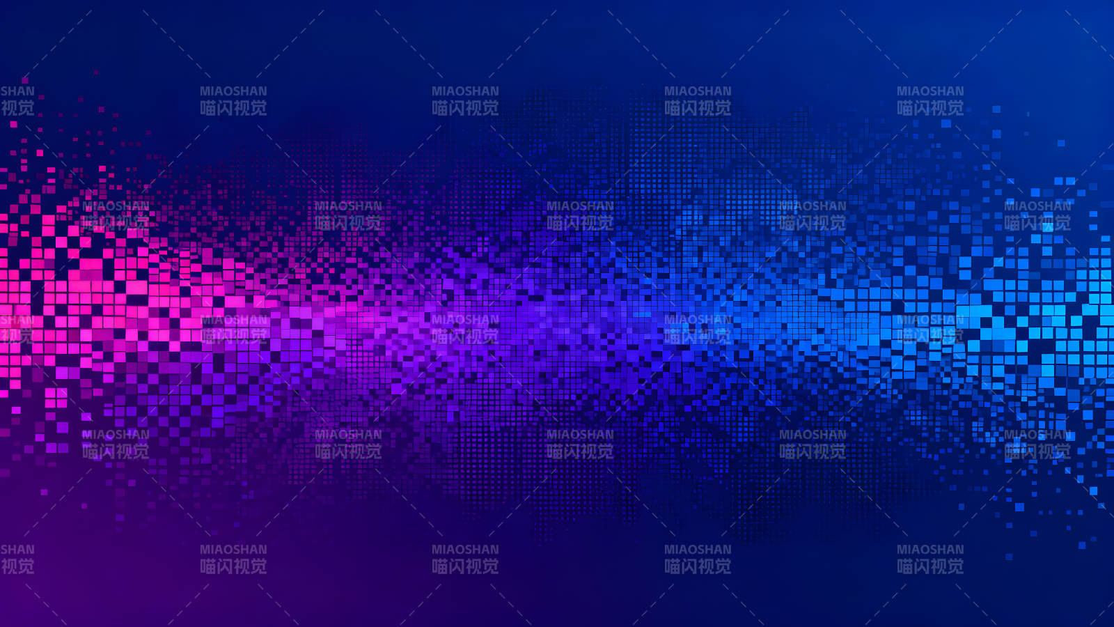 像素渐变背景绚丽色彩几何-图片