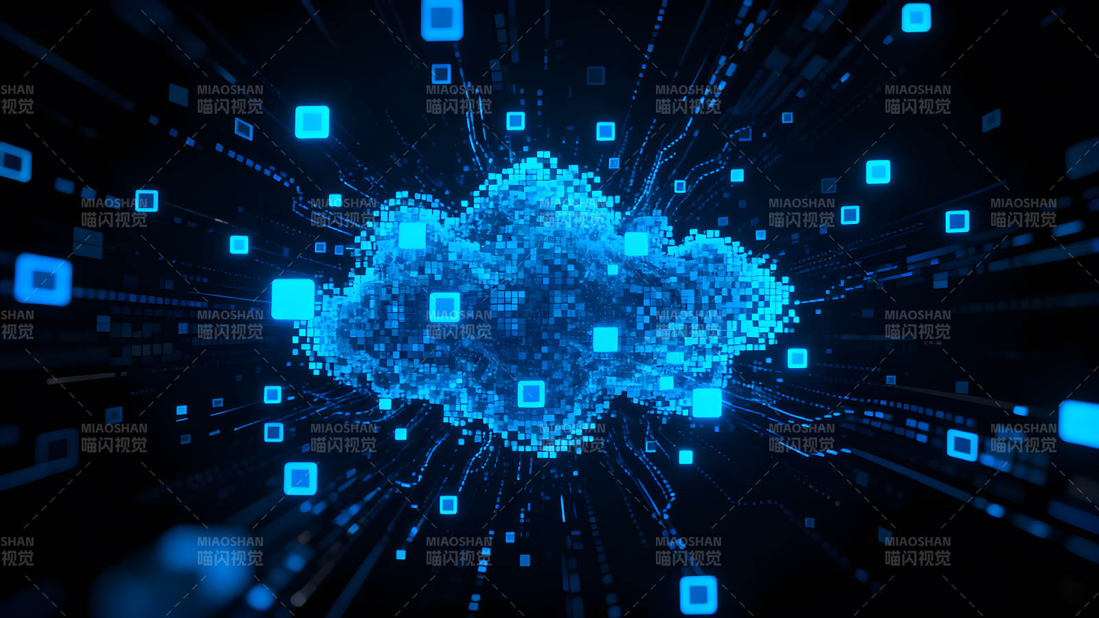 云存储数字世界数据传输-图片