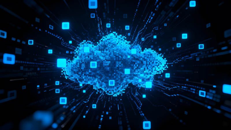 云存储数字世界数据传输-图片