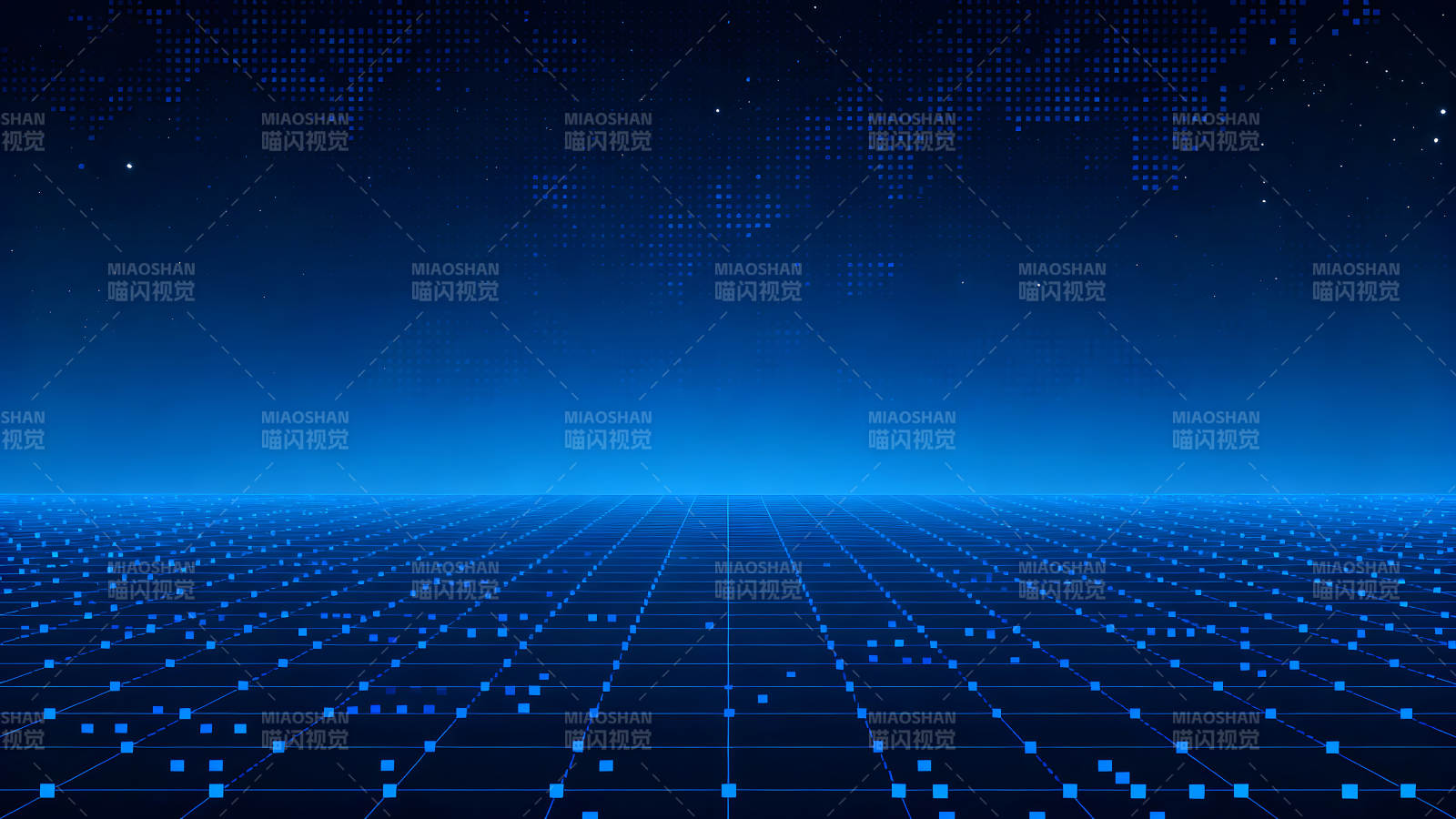 藍色科技未來感畫面圖片