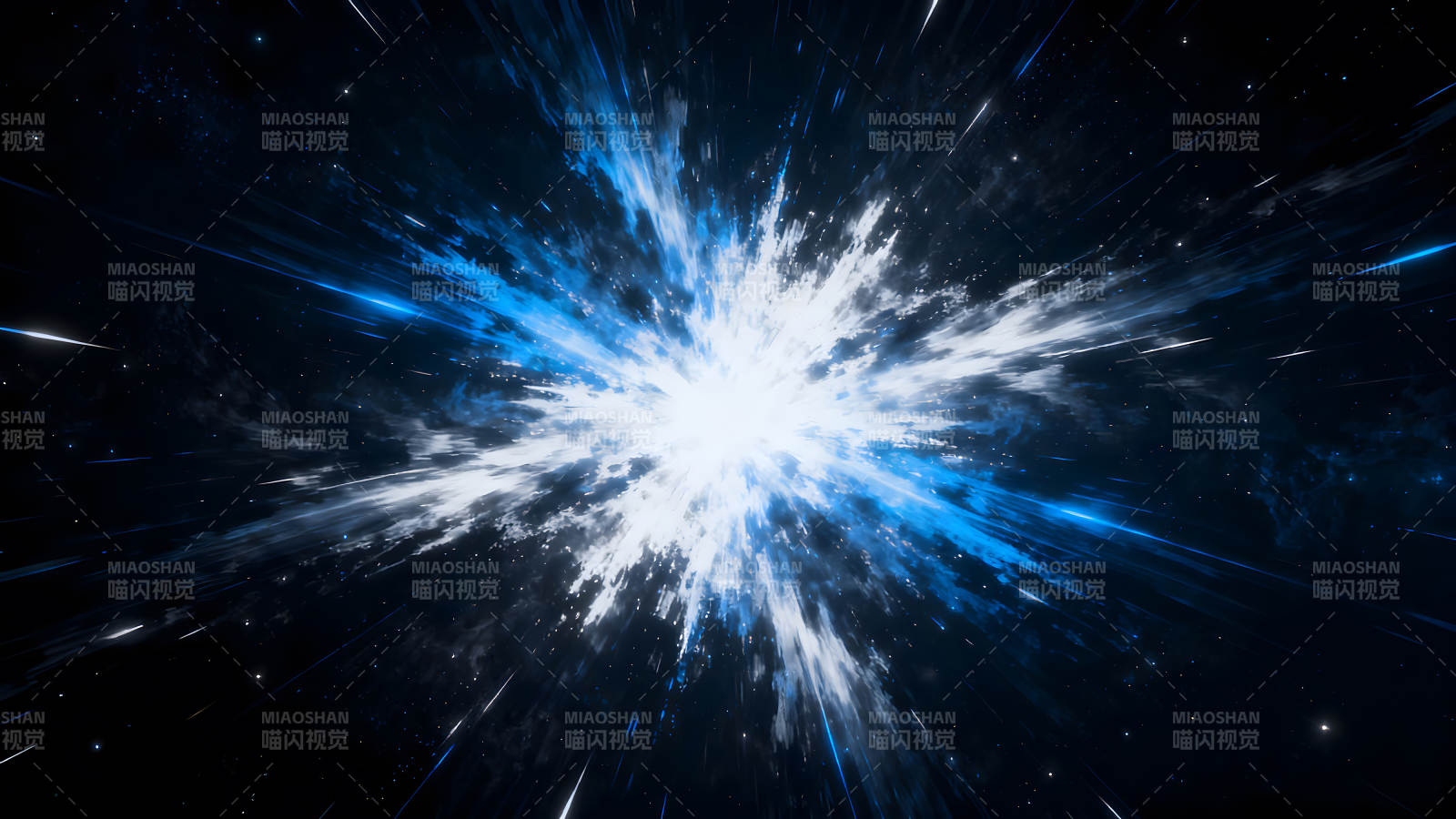 星空爆炸的光辉景象-图片