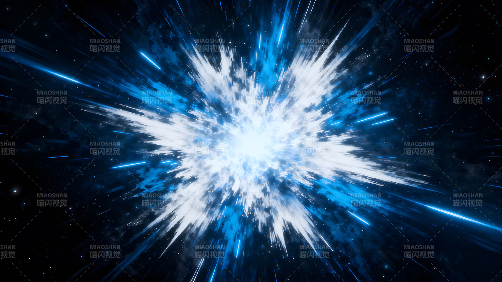 宇宙爆发能量迸发星光闪耀视觉冲击-图片