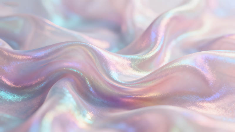 柔美丝绸光影变幻-图片