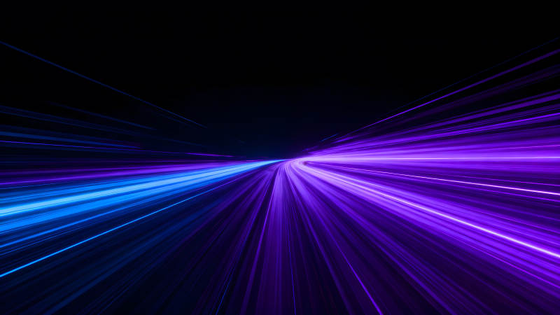 夜空下的光束流动-图片