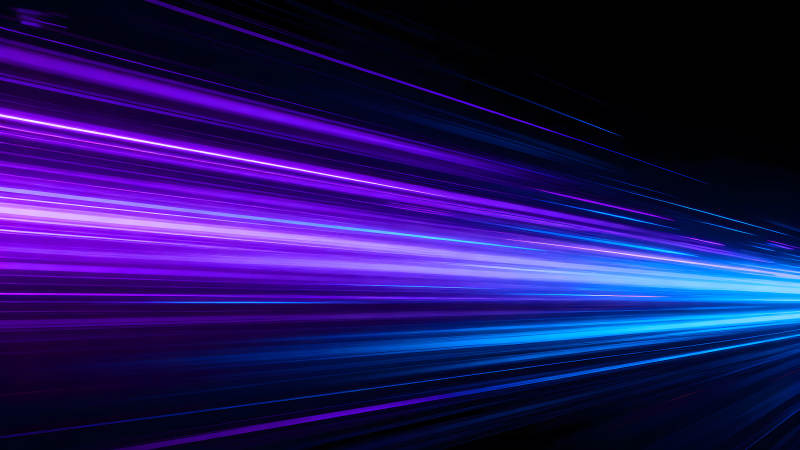 紫色蓝色光线速度感很强的抽象背景-图片