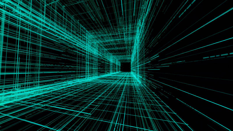 抽象科技隧道设计-图片