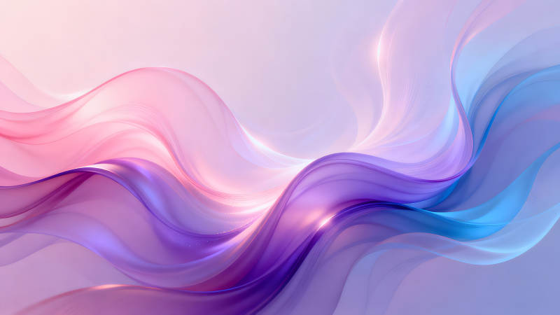 抽象的流动色彩波纹图案-图片