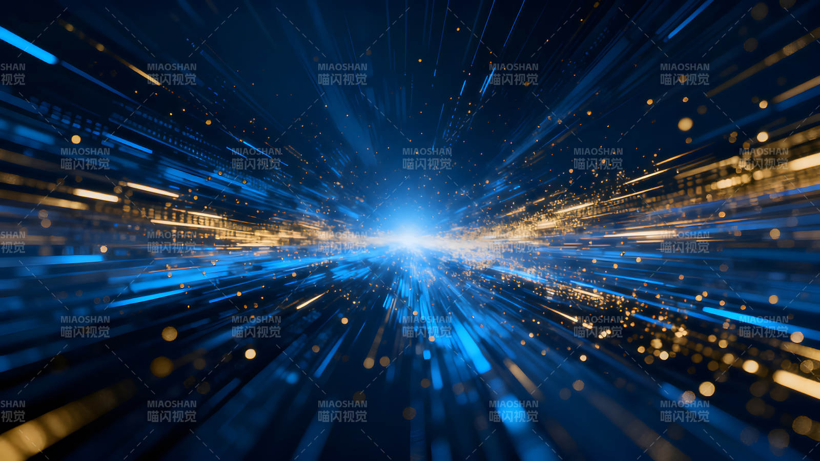 蓝色科技感动态光影抽象图片图片