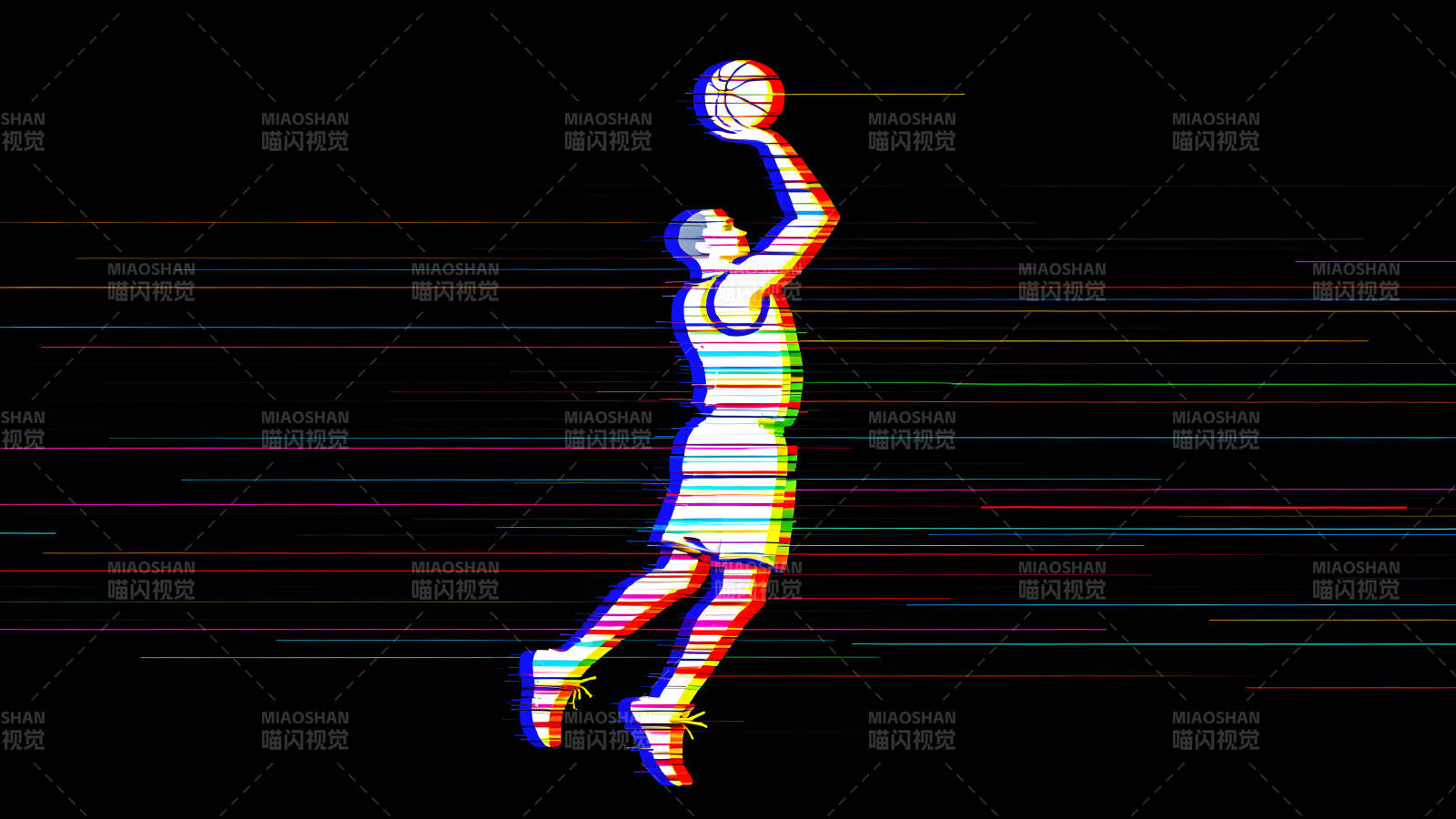 篮球运动员投篮效果图-图片