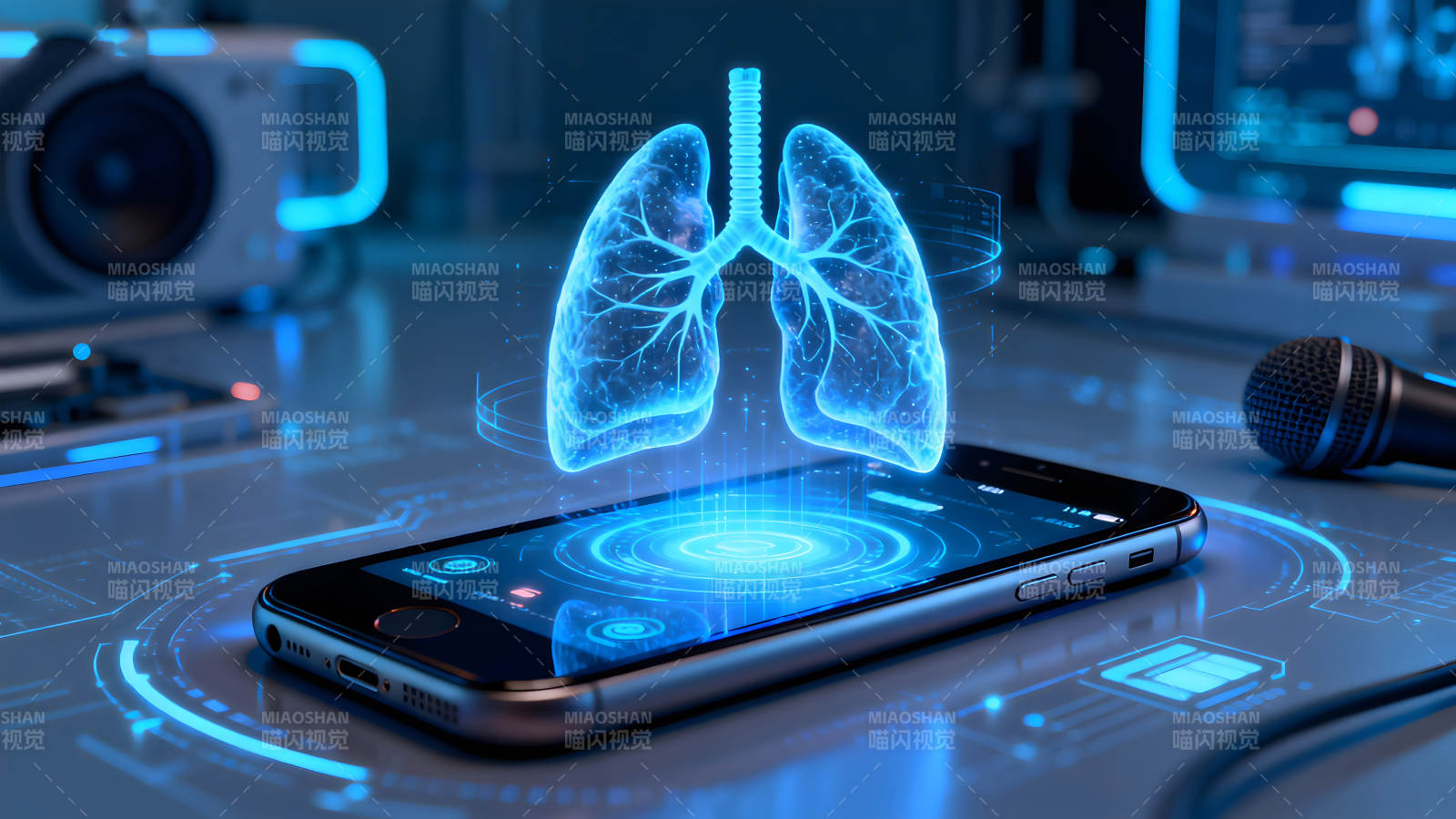 數字科技肺部健康檢測-圖片