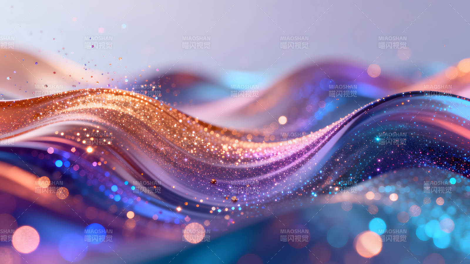 絢麗光帶舞動(dòng)色彩斑斕閃耀圖片