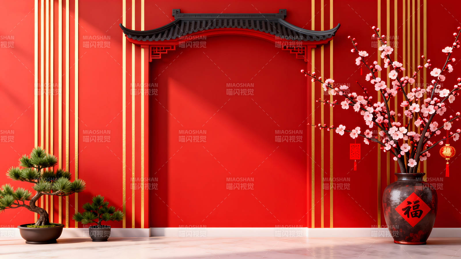 喜庆的中国新年装饰图片