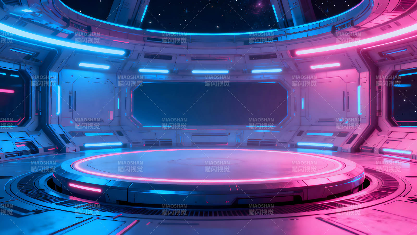 未来科技太空舱场景呈现-图片
