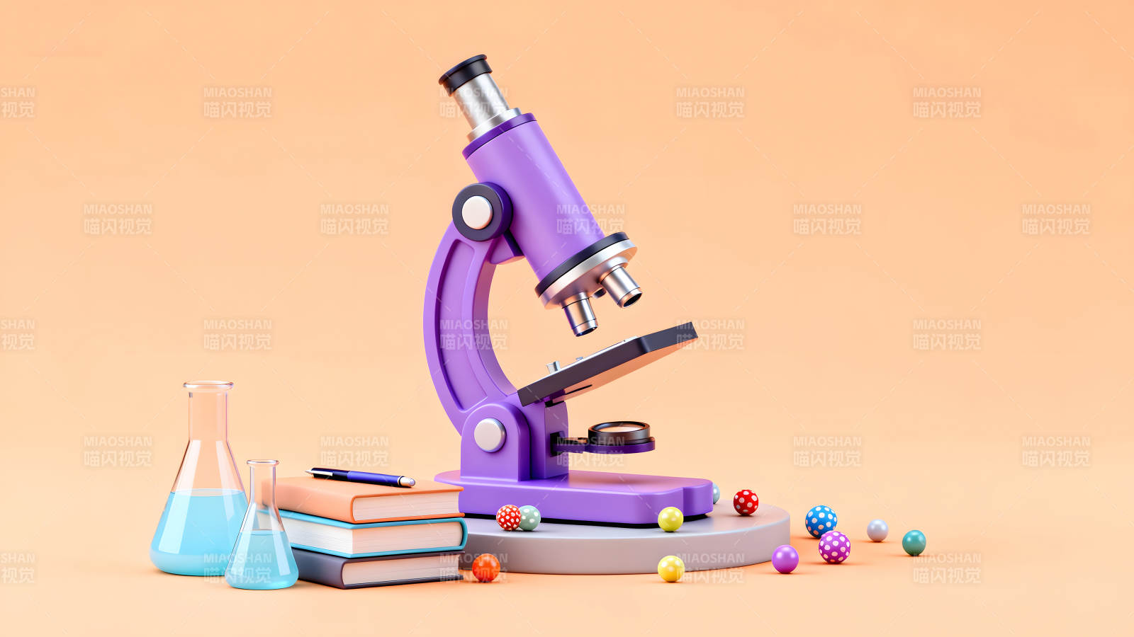 科学实验室的卡通渲染-图片