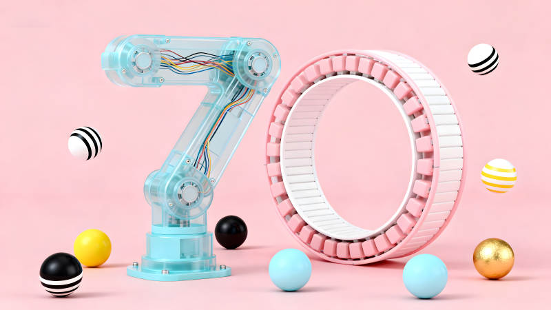 科技感70周年纪念设计-图片