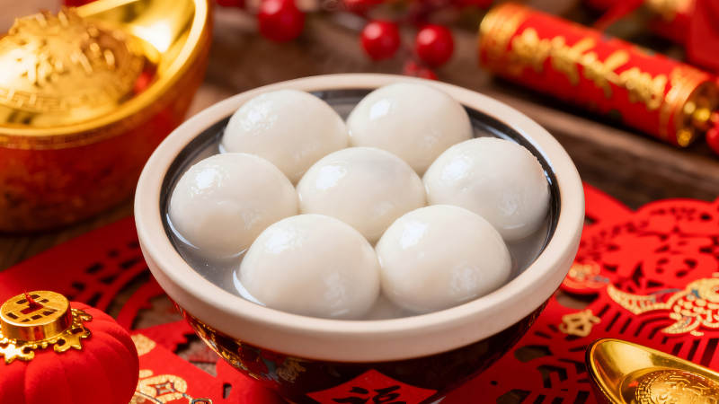 汤圆佳肴庆佳节阖家团圆乐-图片