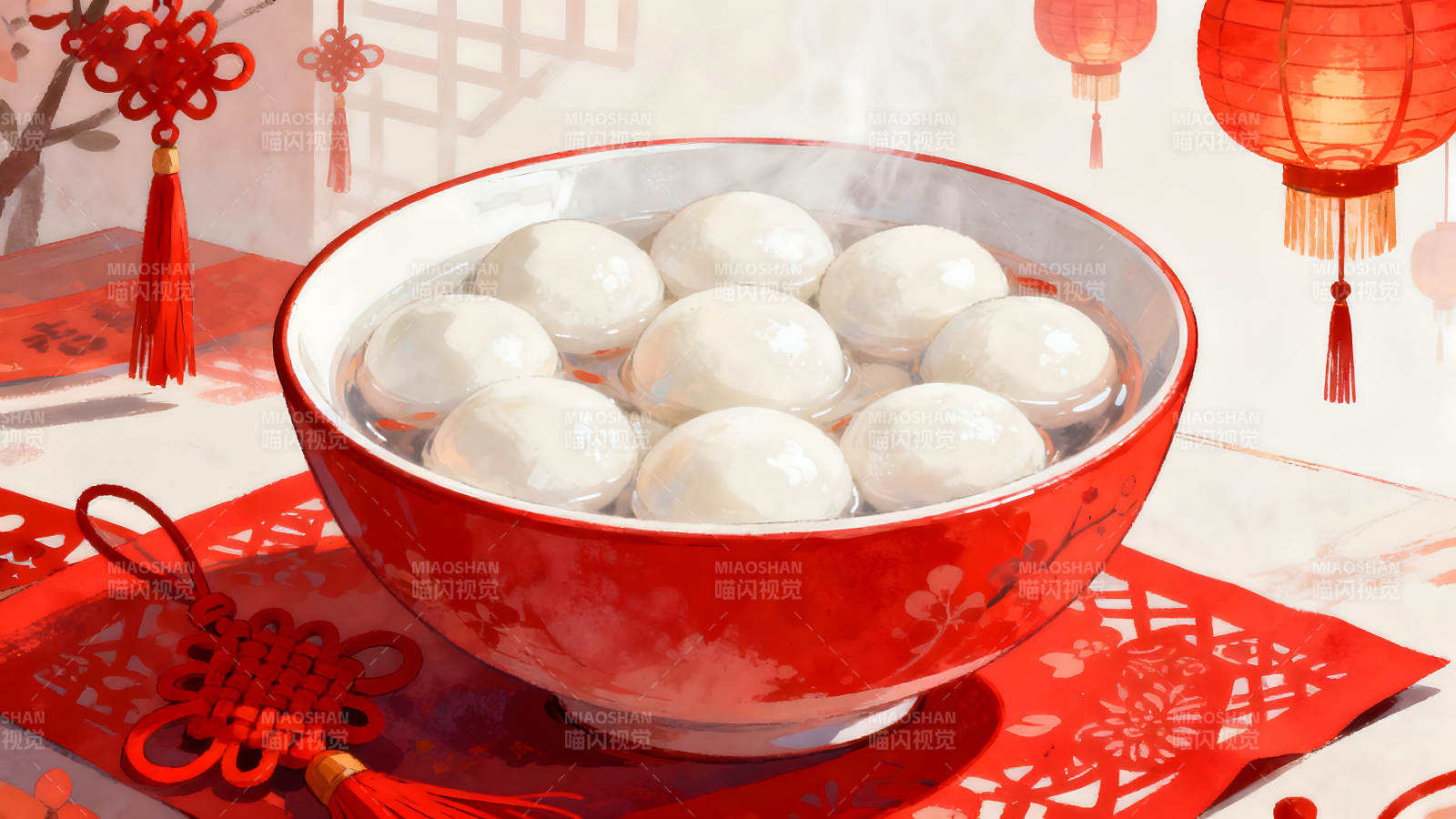 元宵佳節(jié)湯圓飄香-圖片