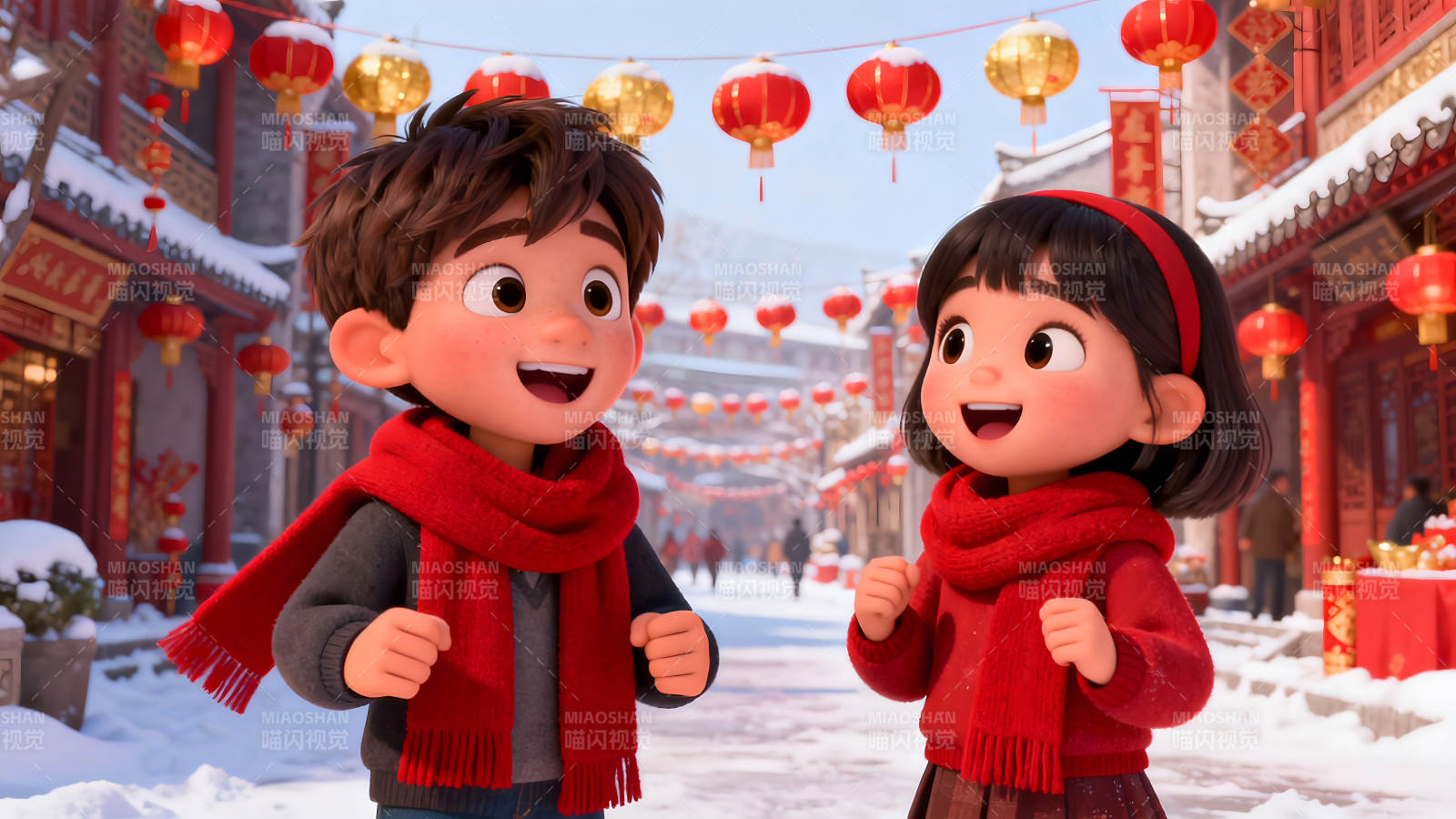 喜氣洋洋的中國新年-圖片