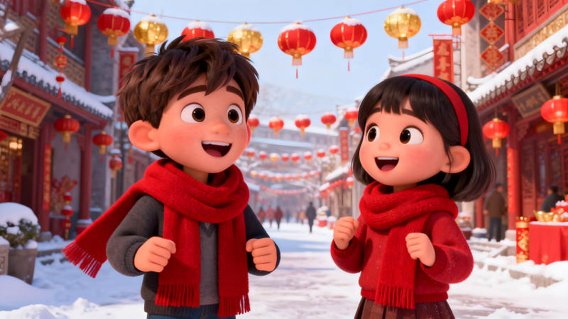 喜氣洋洋的中國新年-圖片