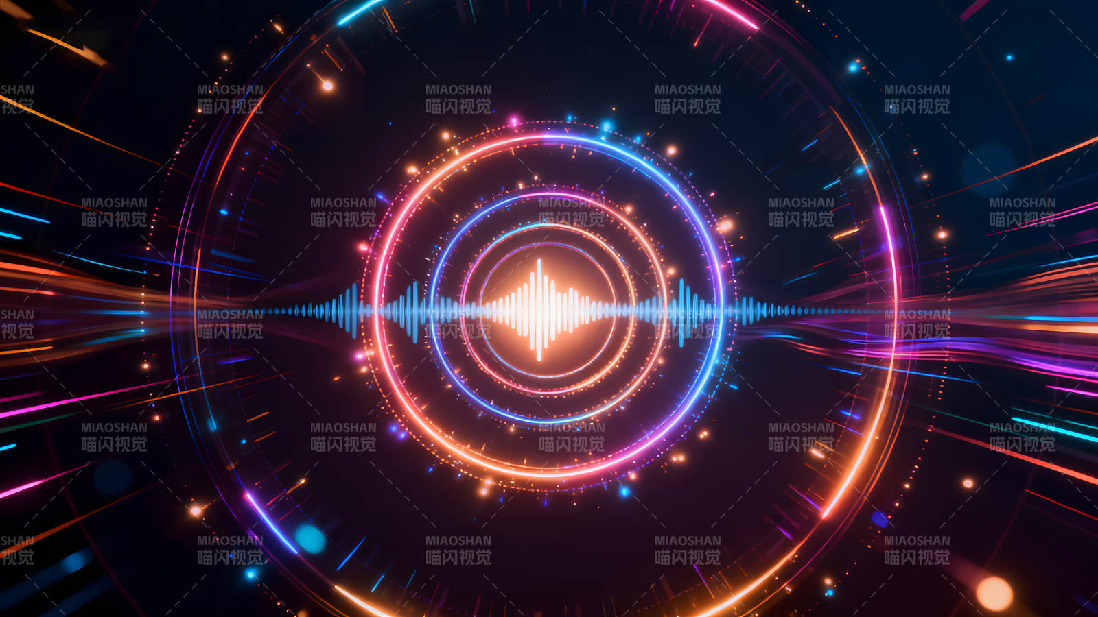 炫彩音效可视化动态图形-图片