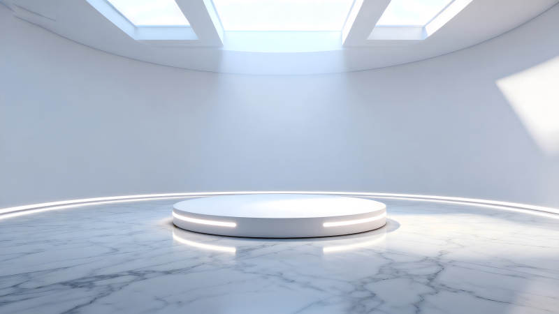 现代简约风格的展示空间设计图片