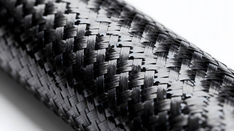 碳纤维编织结构特写镜头-图片