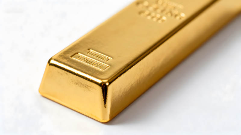 金条特写展示财富闪耀光芒-图片