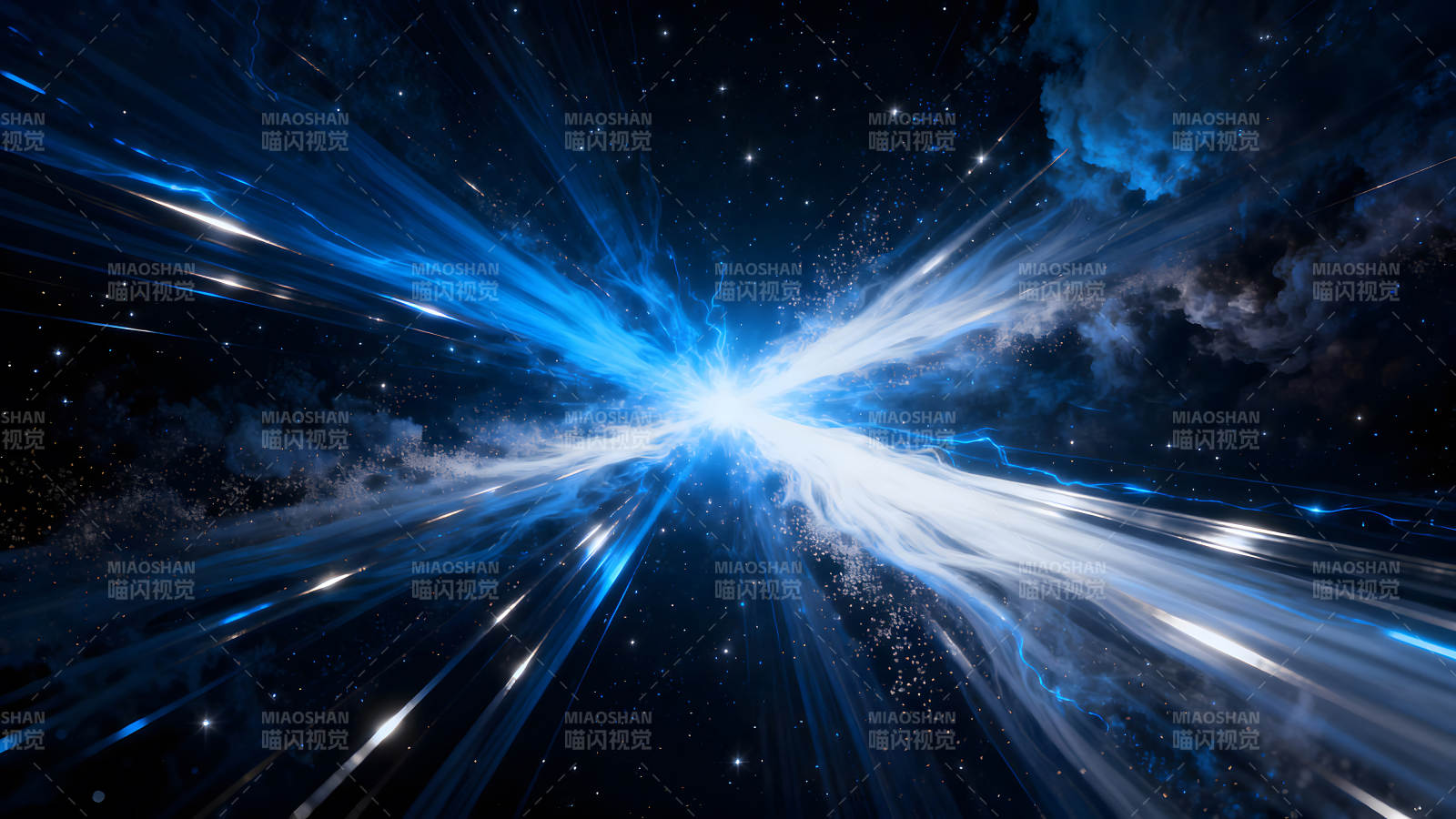 星空爆炸能量爆发的视觉盛宴-图片