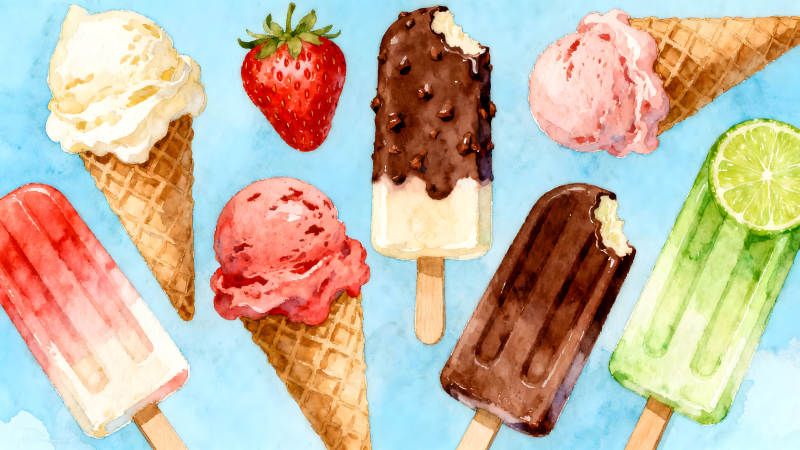 夏日冰品缤纷呈现清凉解暑美味可口-图片