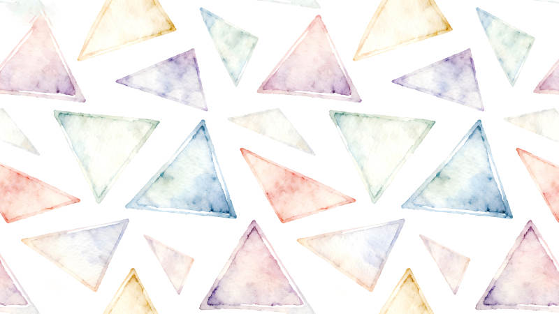 水彩三角形圖案清新簡(jiǎn)約-圖片