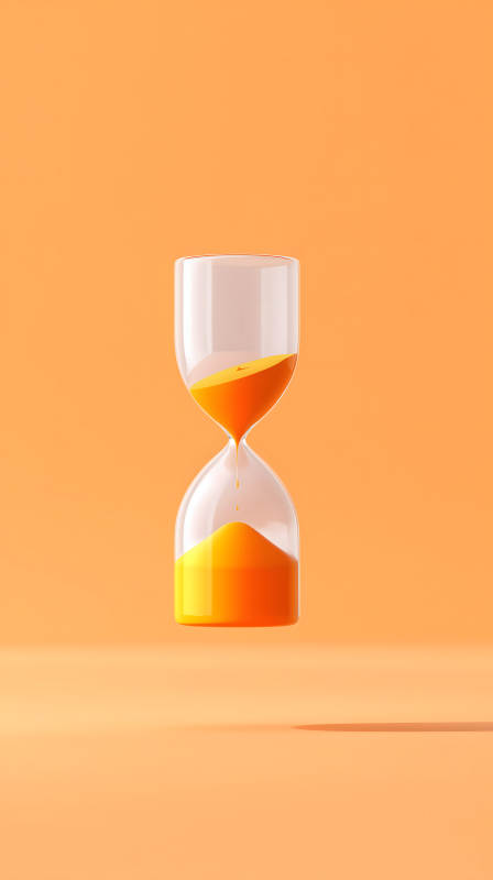 沙漏計時流逝時間流失-圖片