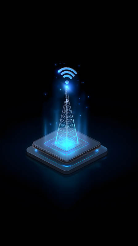 无线信号塔科技感十足-图片