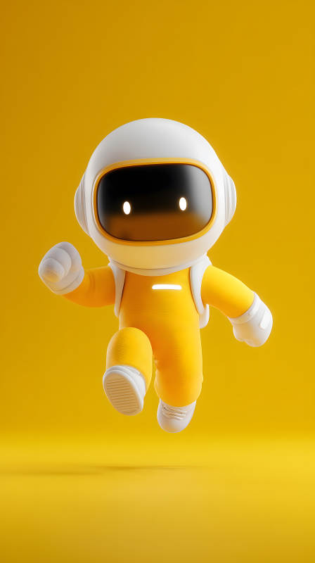 宇航员卡通形象-图片